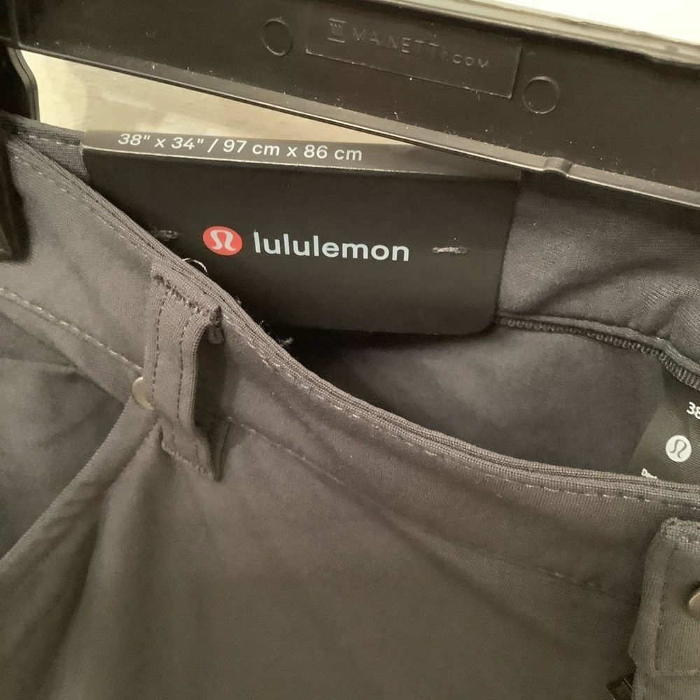 Lululemon Mens Gray ABC Pant Classic Fit 5 Pocket 38 X 34 NWT $138 - Picture 6 of 7